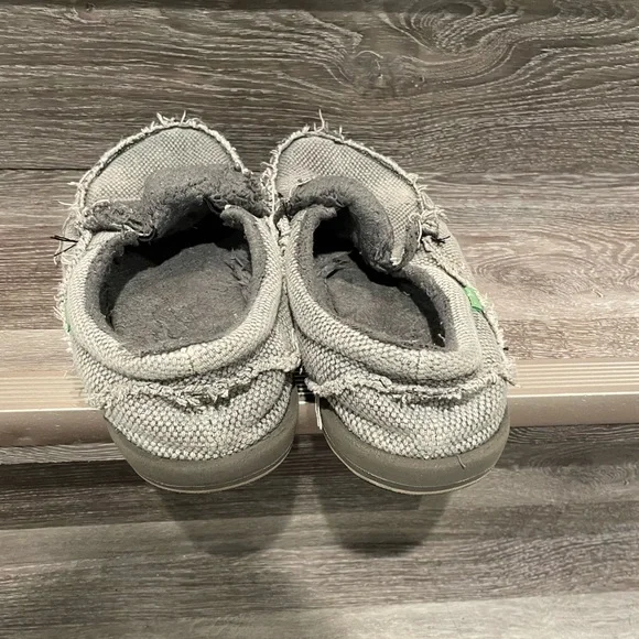 Mens Sanuk Sidewalk Surfer Chill size 12 - Charcoal - Picture 4 of 5